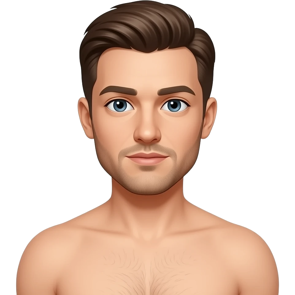 Nude man emoji