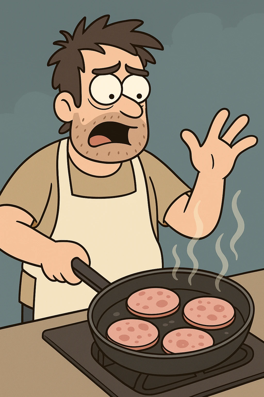  Mortadella frying pan  emoji