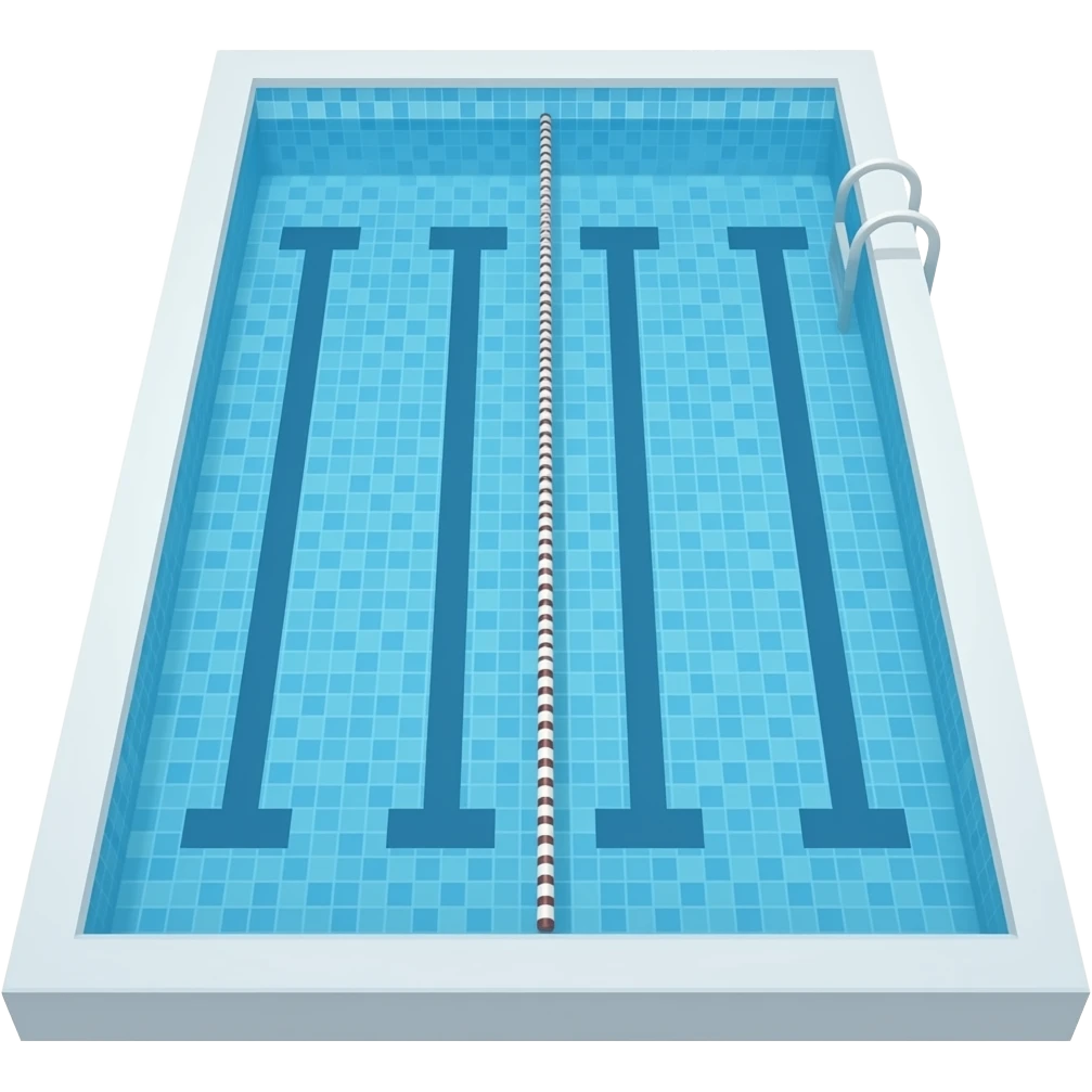 swimming pool lines emoji