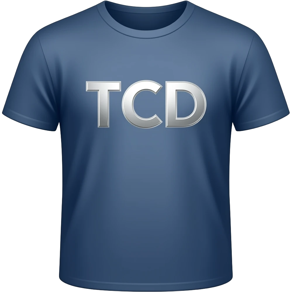 Chrome t shirt text TCD emoji