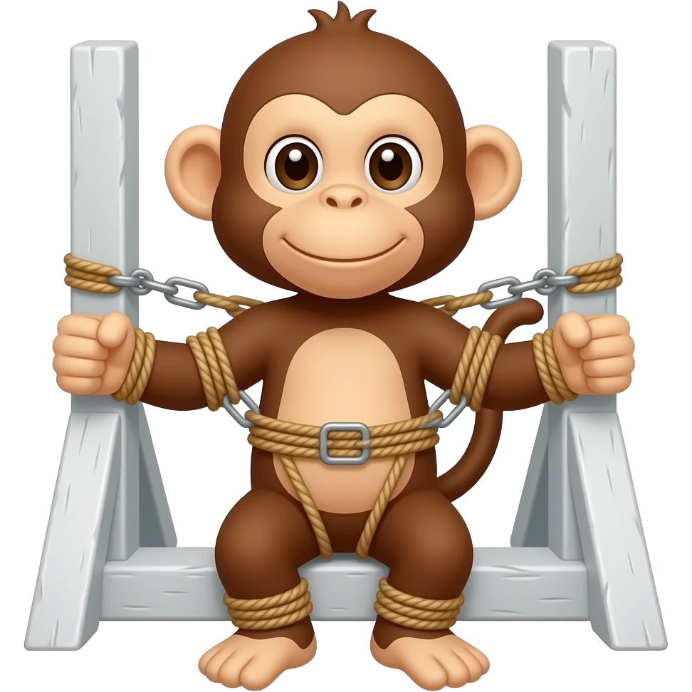 Monkey bondage emoji
