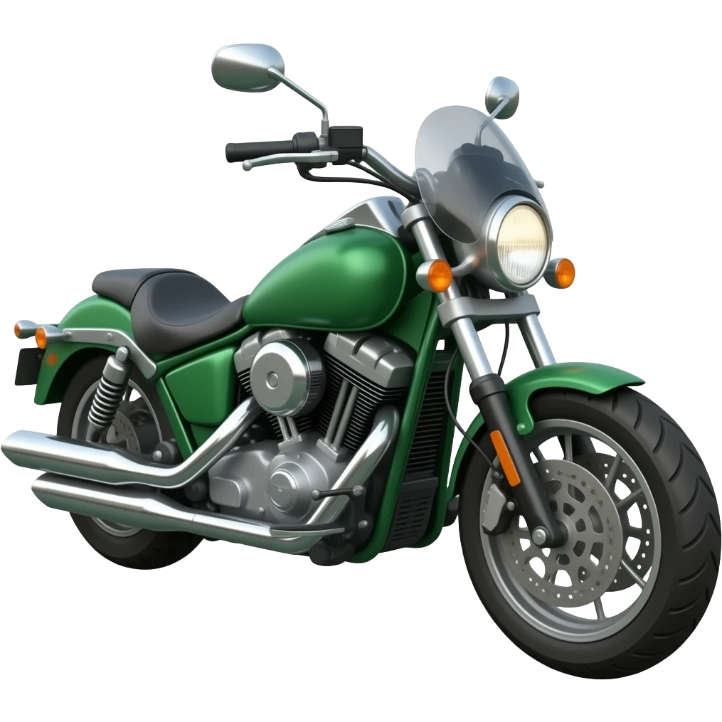 Emerald green morbidelli cruiser emoji