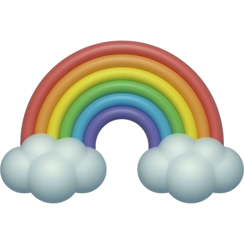 soft rainbow emoji