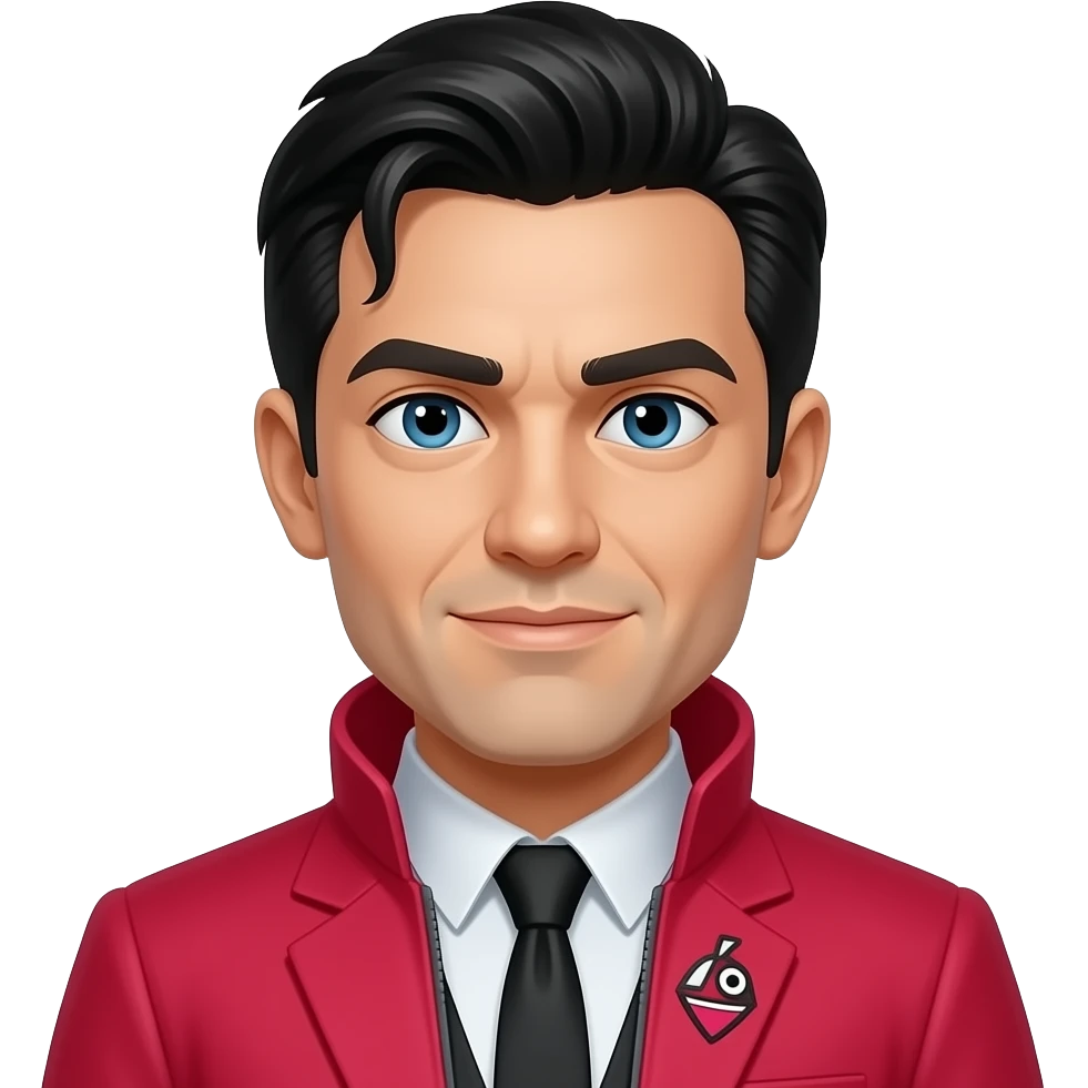 Among us Imposter that looks like frontman from squidgame emoji