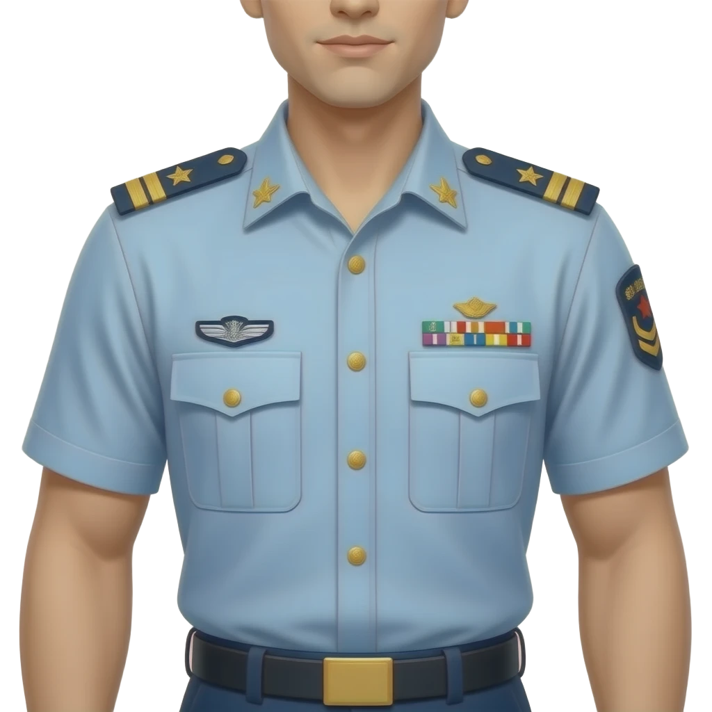 中国海军礼服 全身 emoji