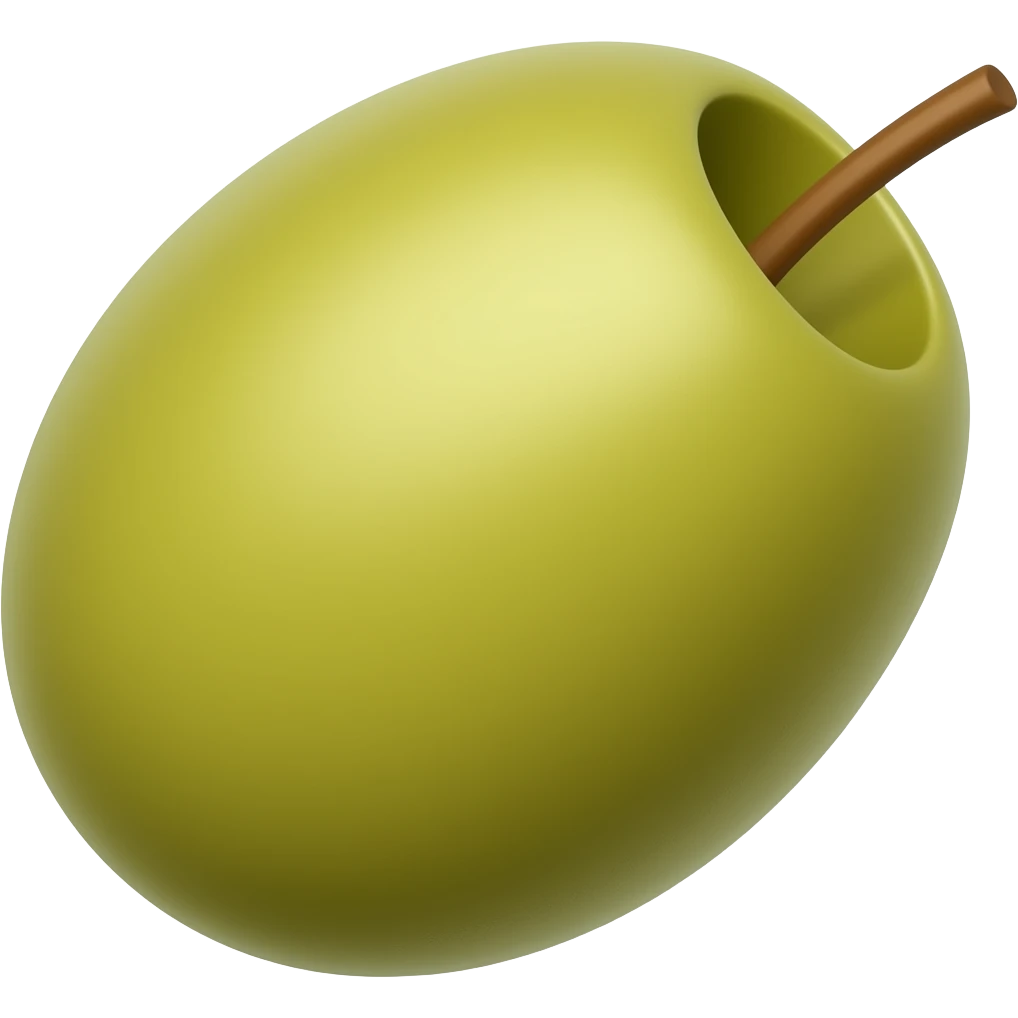 yellow color olive emoji