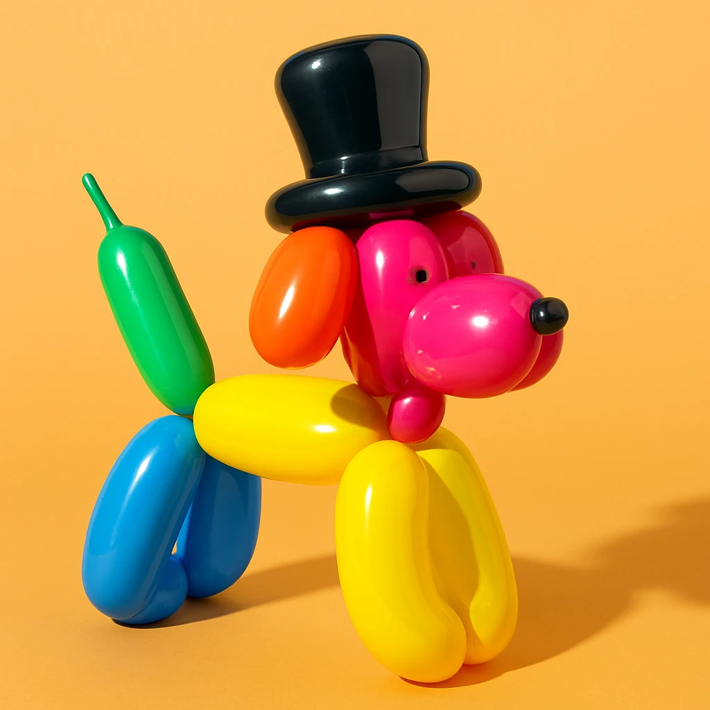 dog with tophat emoji