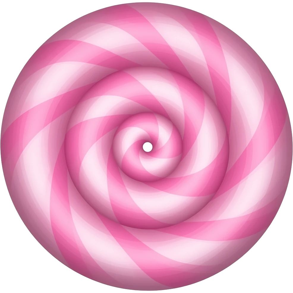 a pink hypno helix spiral, emoji