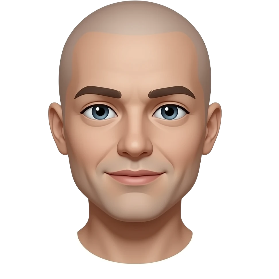 BALD HUMAN AI emoji
