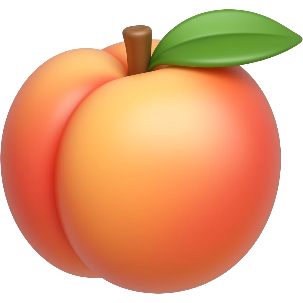 Peach emoji