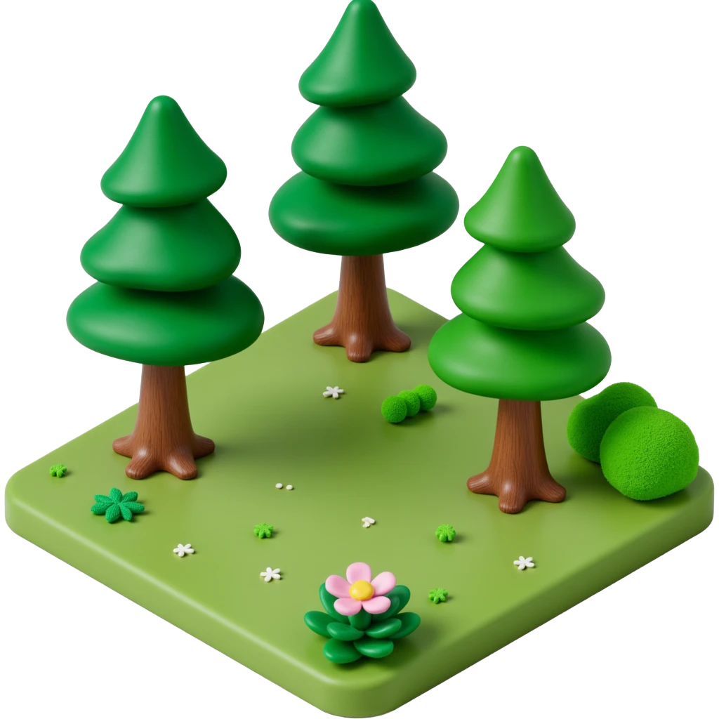 forest trees emoji