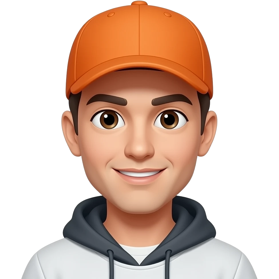 What orange cap emoji emoji