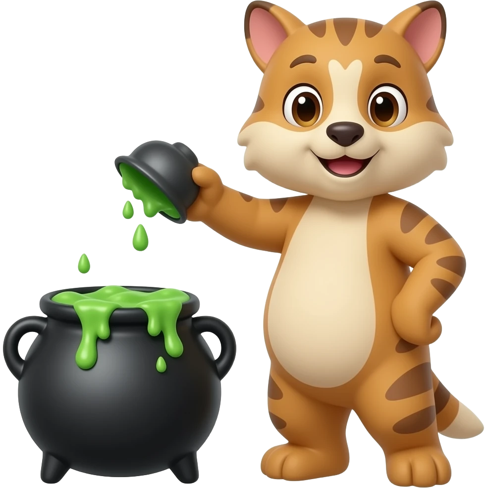 animal with cauldron emoji