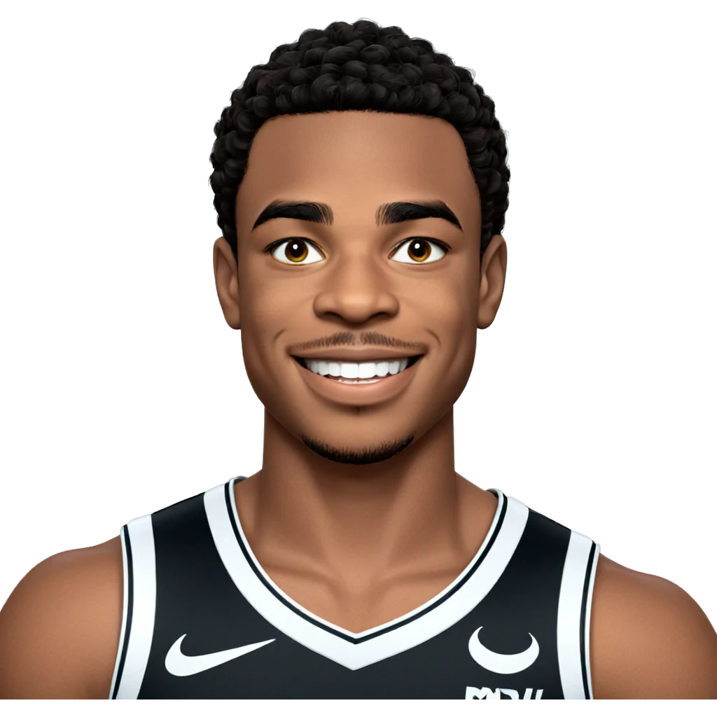 smiling dark-skinned boy portrait emoji