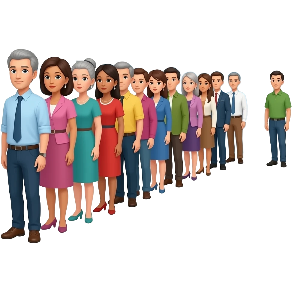 mucha cola para entrar en el hospital emoji