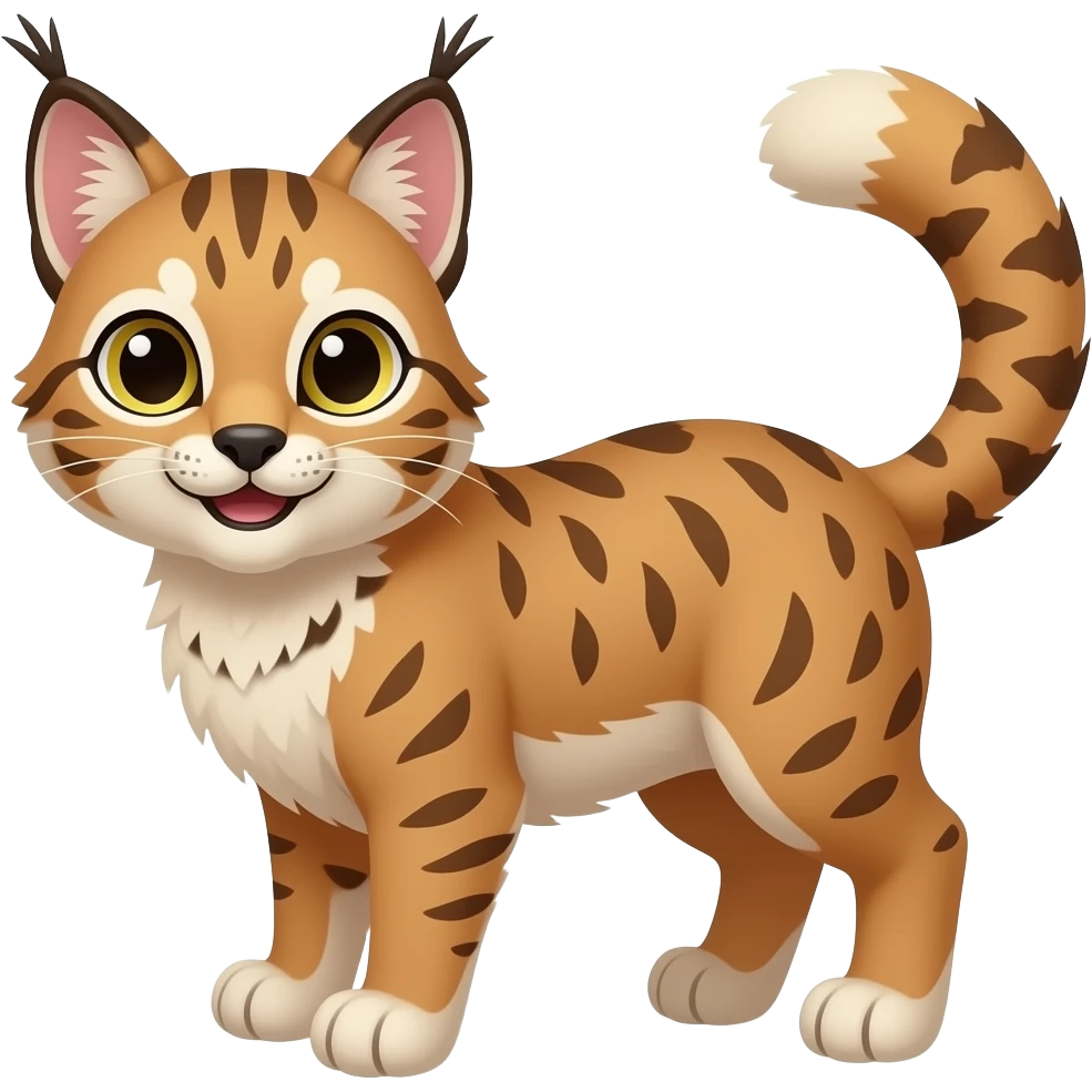 happy lynx emoji