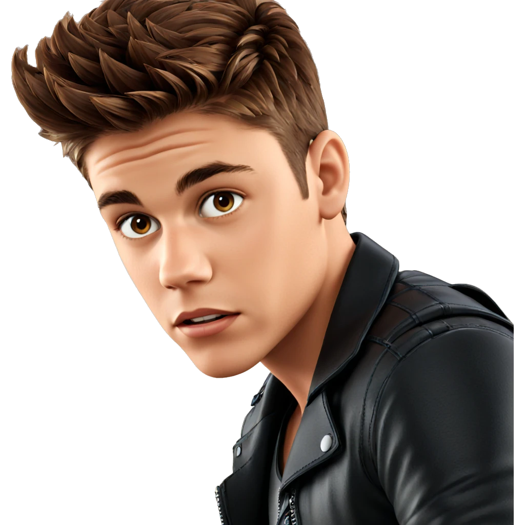 brown haired boy in leather emoji