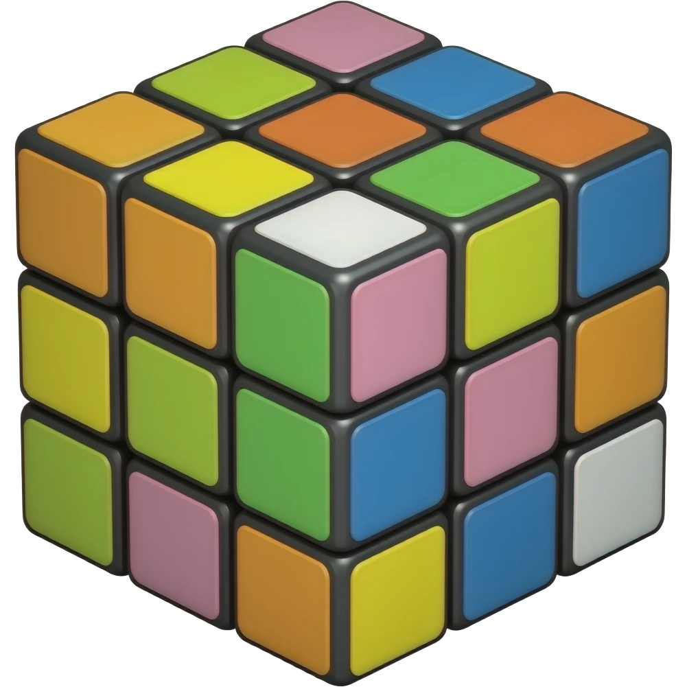 Rubik's Cube emoji