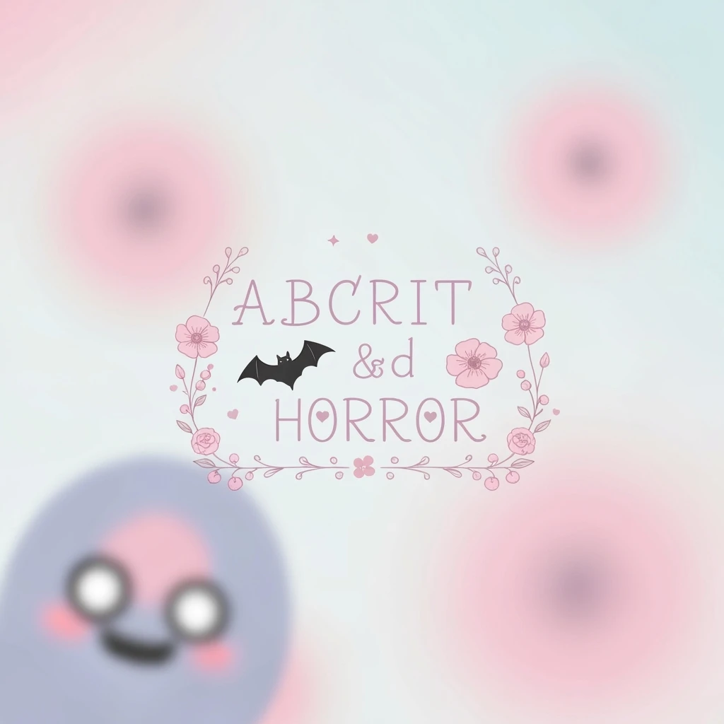 pastel horror banner, cute, expressive, minimal, variation 1 emoji