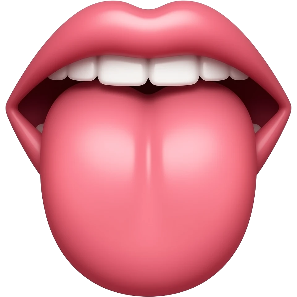 Tongue in pussy emoji