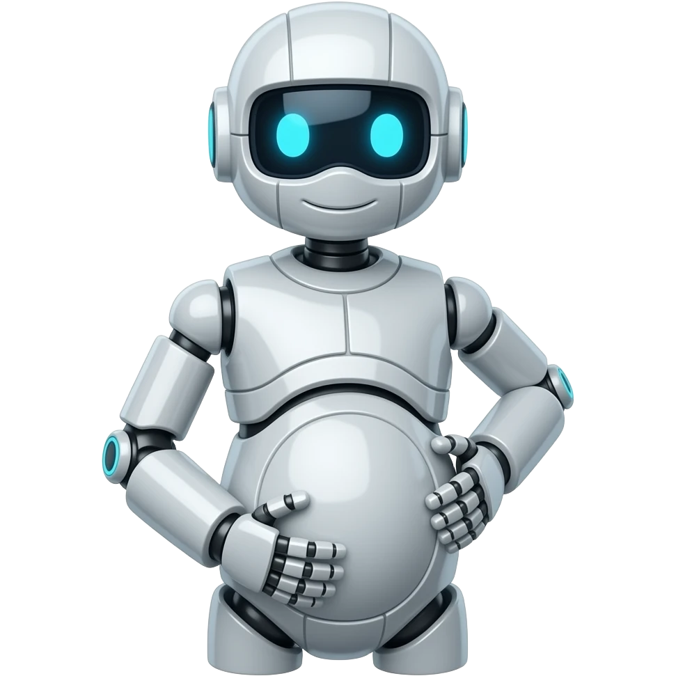 robô pregnant emoji