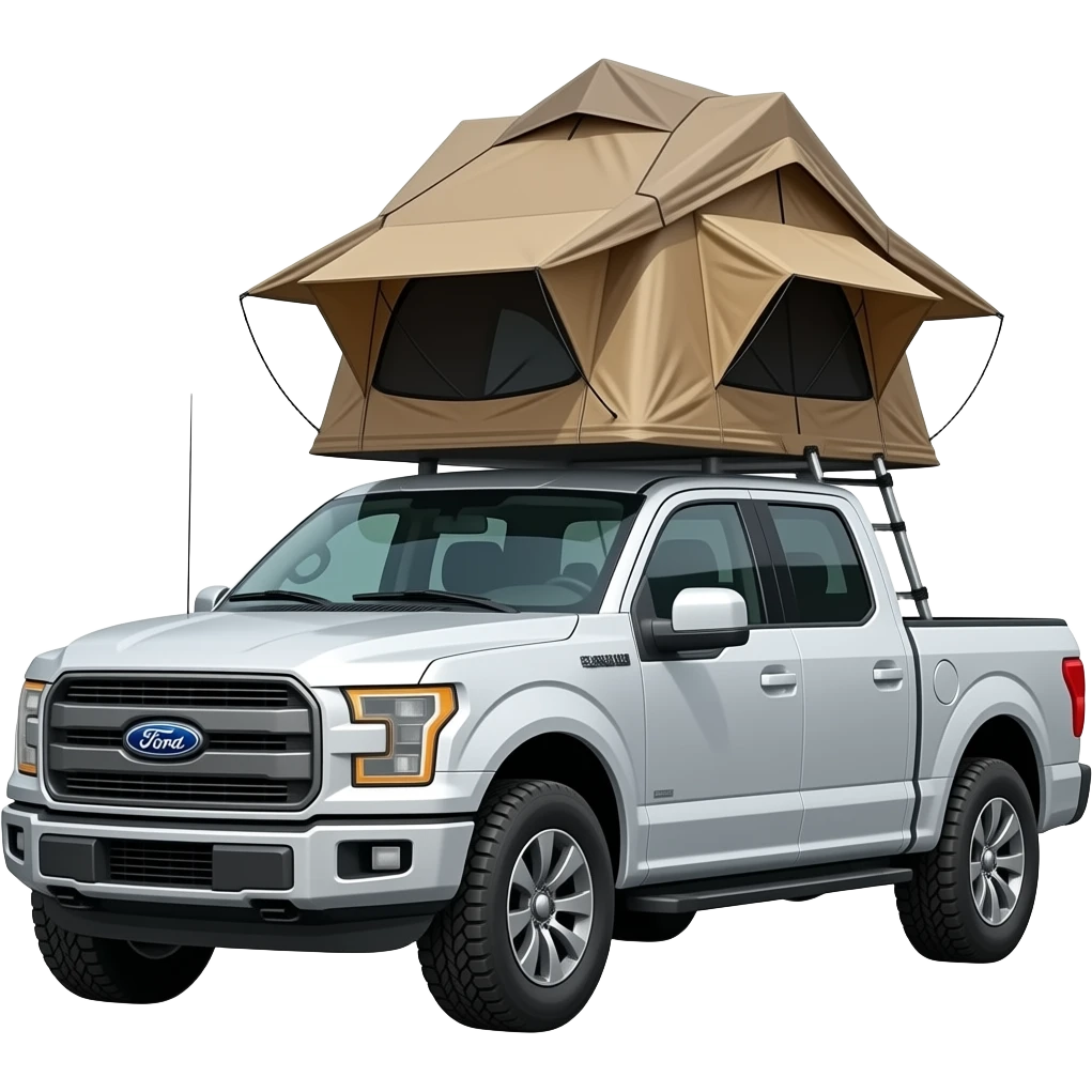 Roof top tent on a F150 emoji