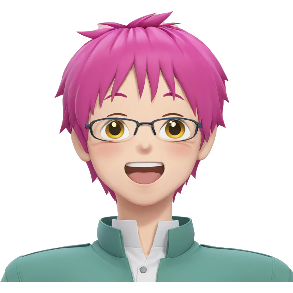 smiling boy in pink uniform emoji