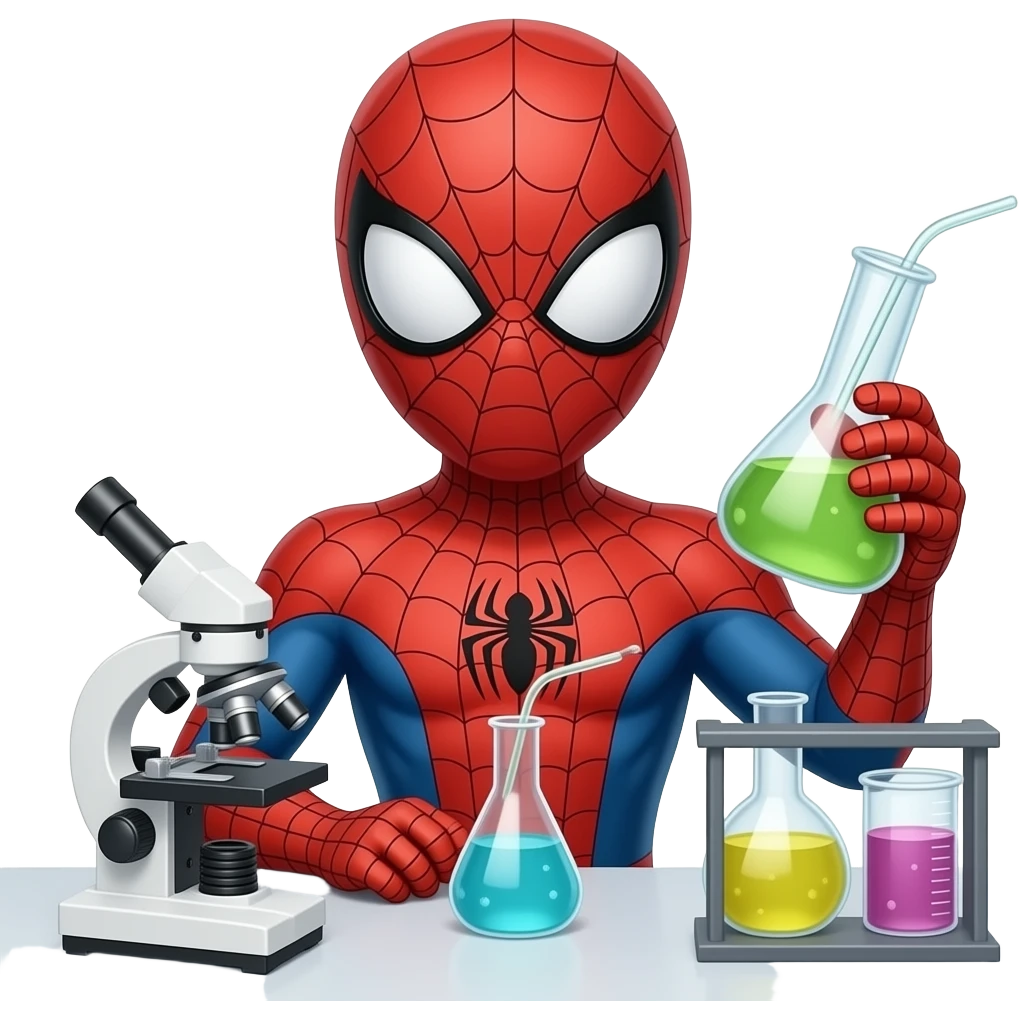 PHYSICS CHEMISTRY spiderman emoji