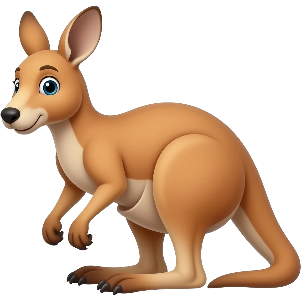 kangaroo hitting a van emoji