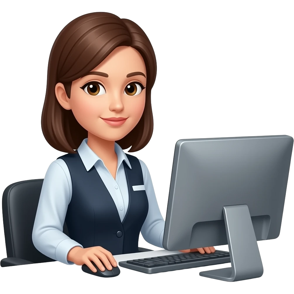 commerciale derriere ordinateur  sédentaire visage flouté emoji