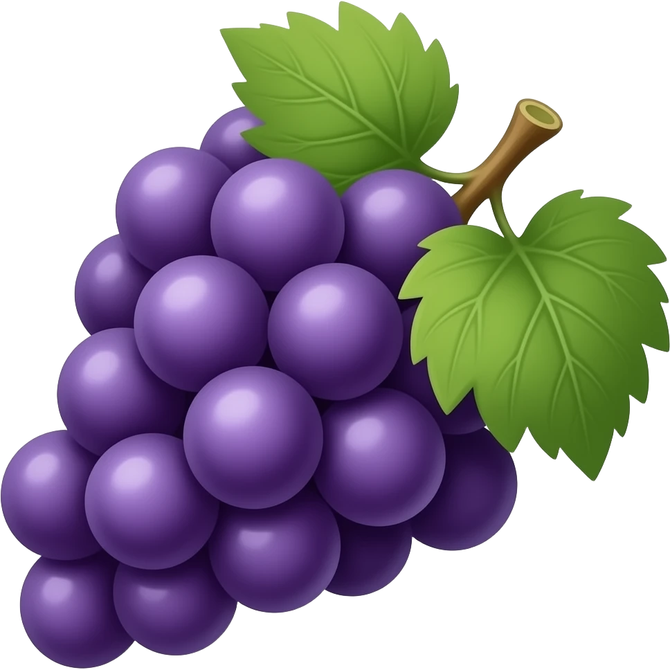 purple grappes emoji