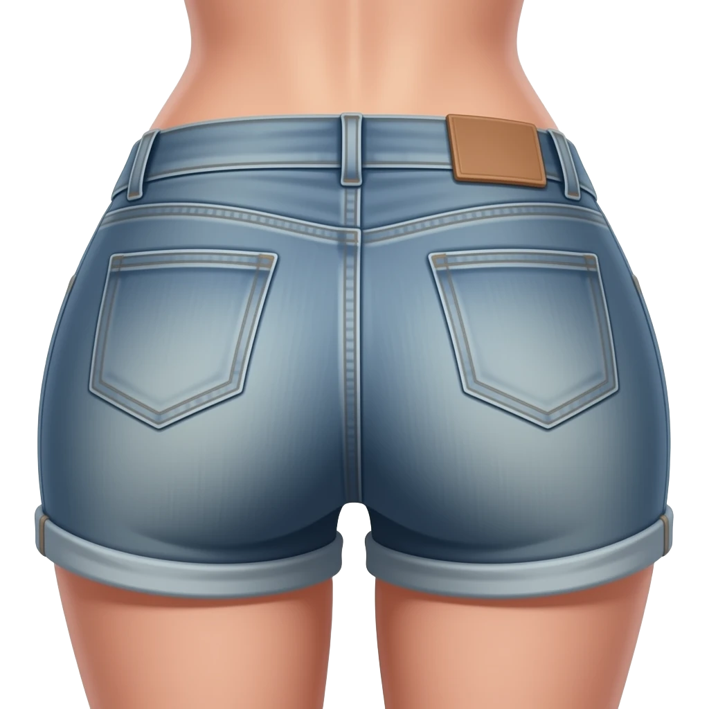 girl butt with complatly naked emoji