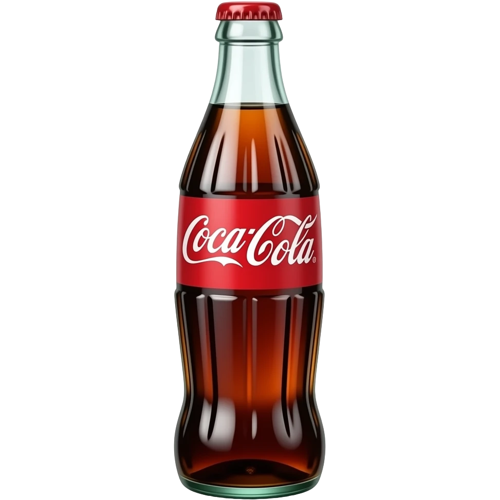 A glass Coke bottle emoji