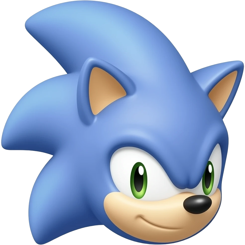 100 sonic heads emoji