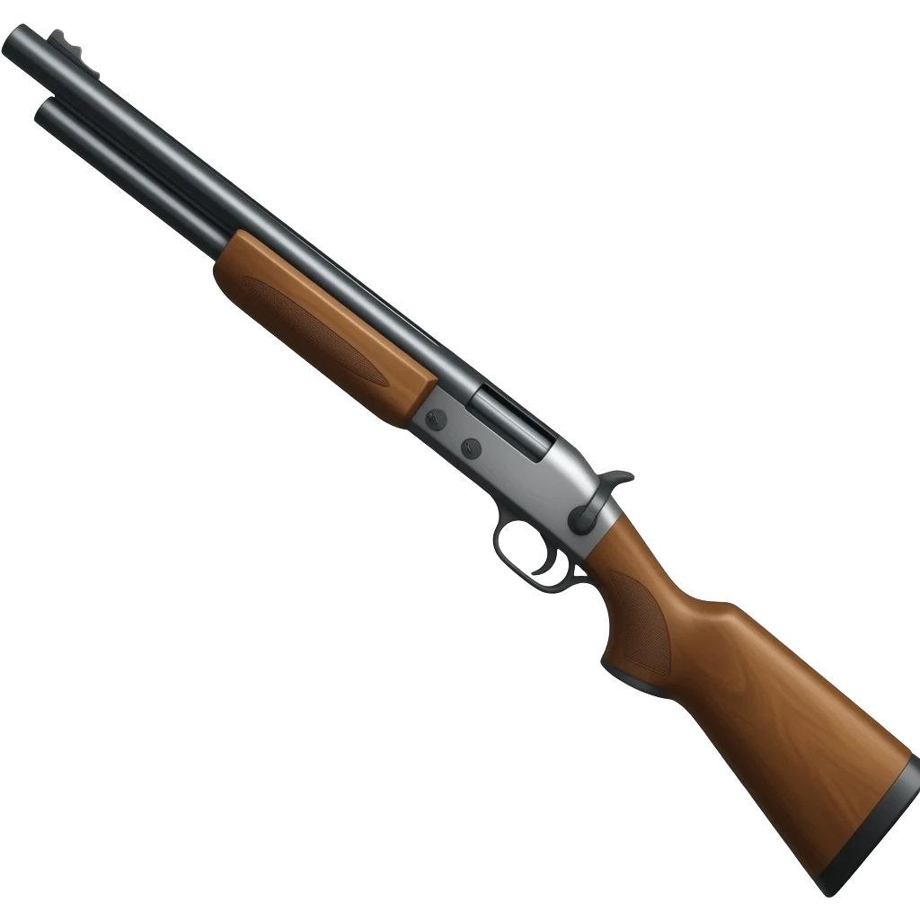 Shotgun to the left diagonal emoji