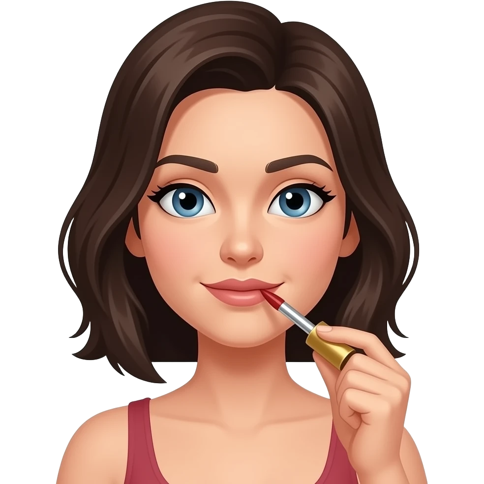Gloss avec une personne emoji