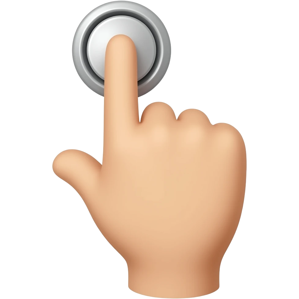 finger presses from above emoji