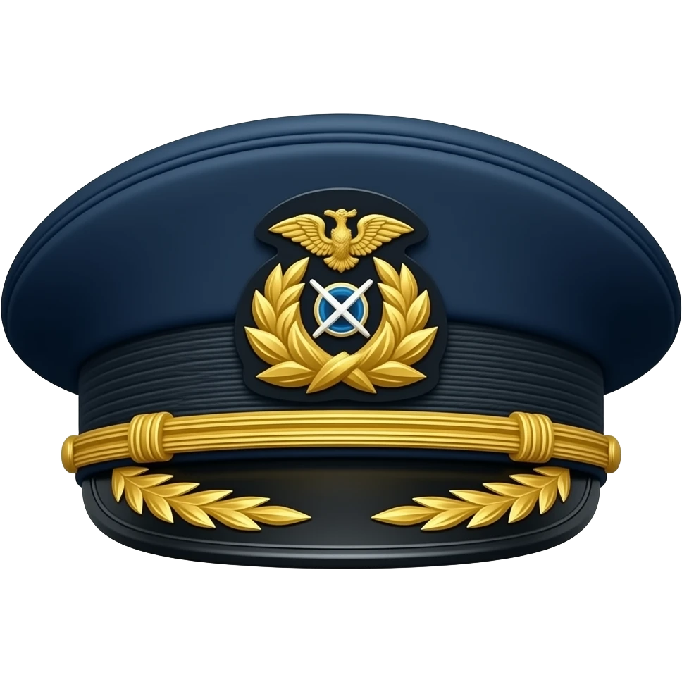 Merchant navy officer cap emoji