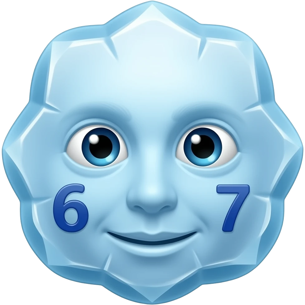 I want a freezing 🥶 emoji like that but it is doing the 6 7 thing emoji