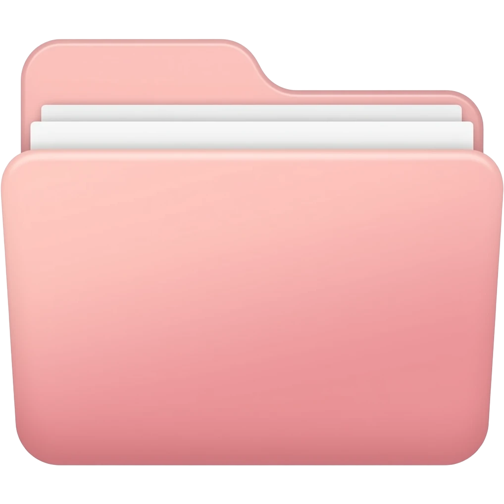 applicationp file light pale Pink emoji