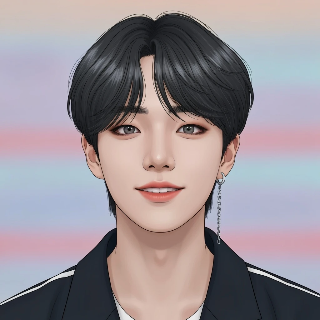 kpop object profile picture, minimal, expressive, variation 1 emoji