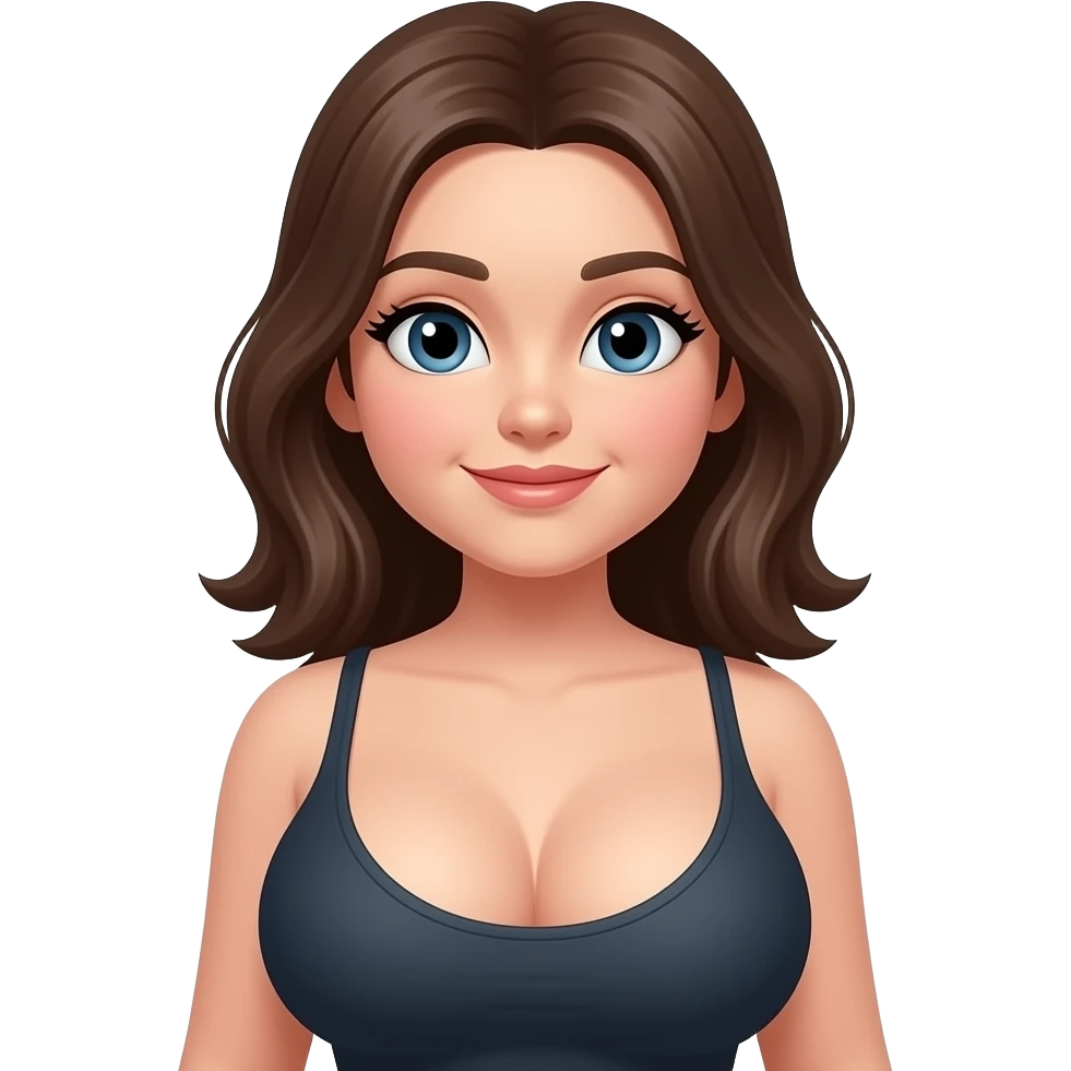 girl with super big boobs emoji