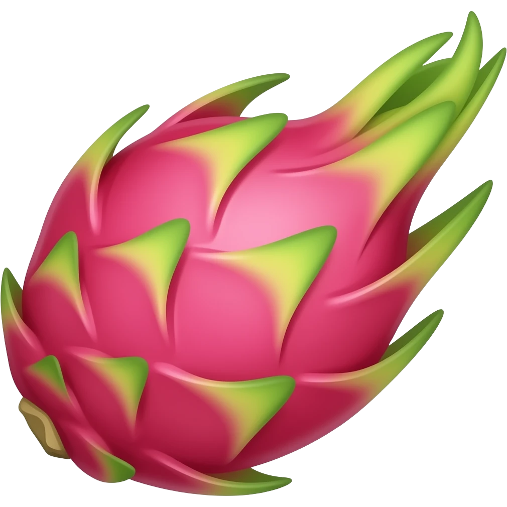a dragon fruit emoji