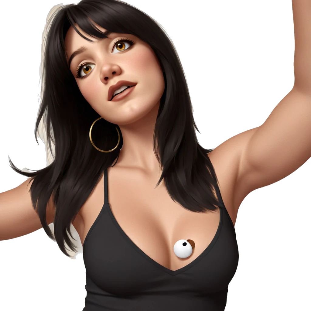 realistic portrait of girl emoji