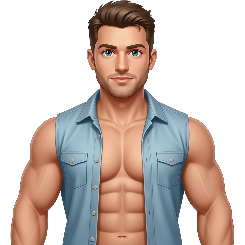 Muscular man emoji