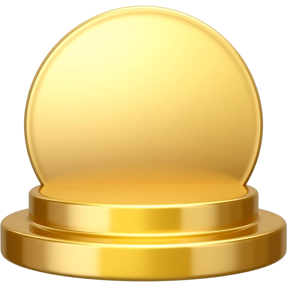 golden pedestal emoji