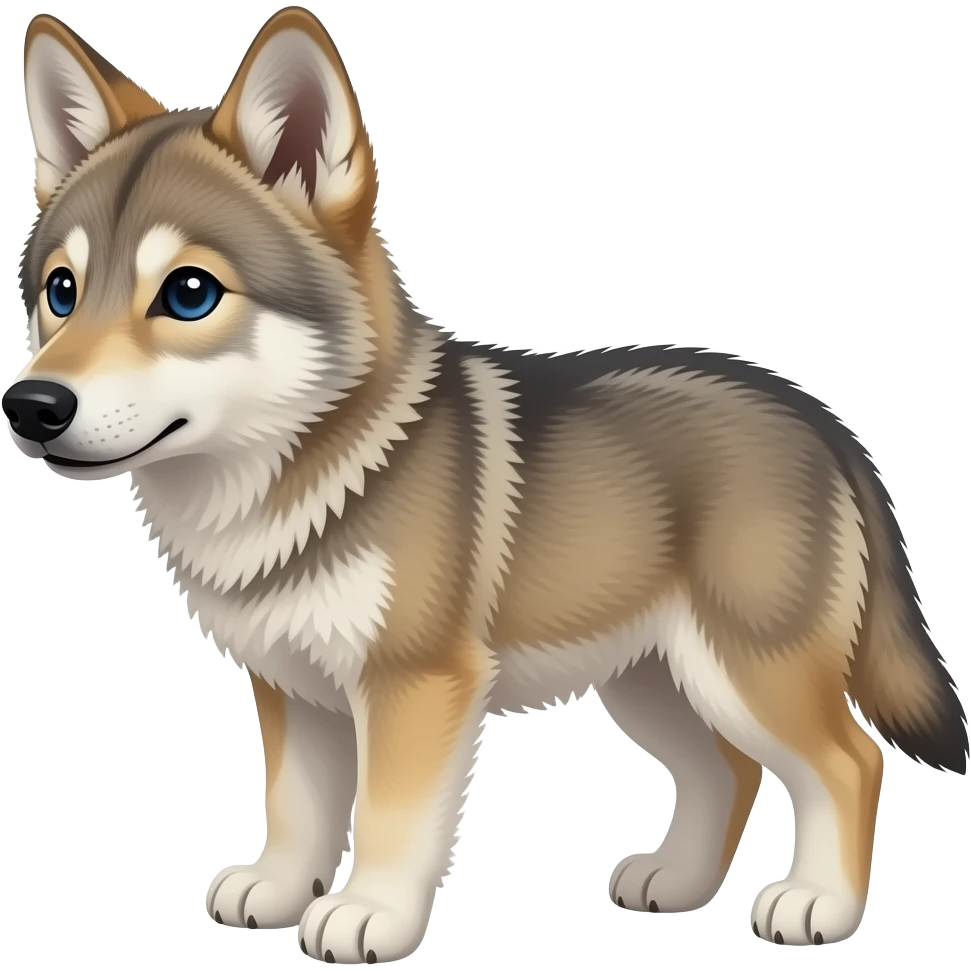 Wolf pup emoji