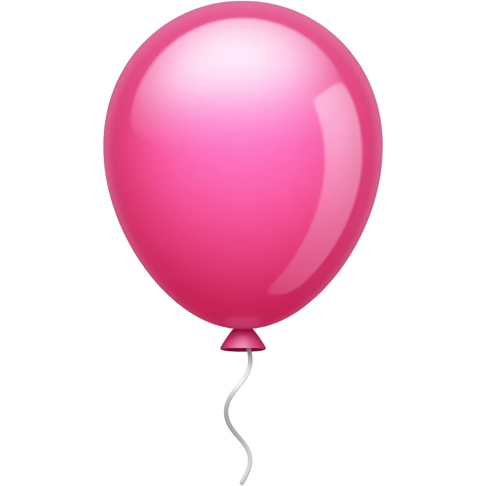 pink balloon with a string emoji