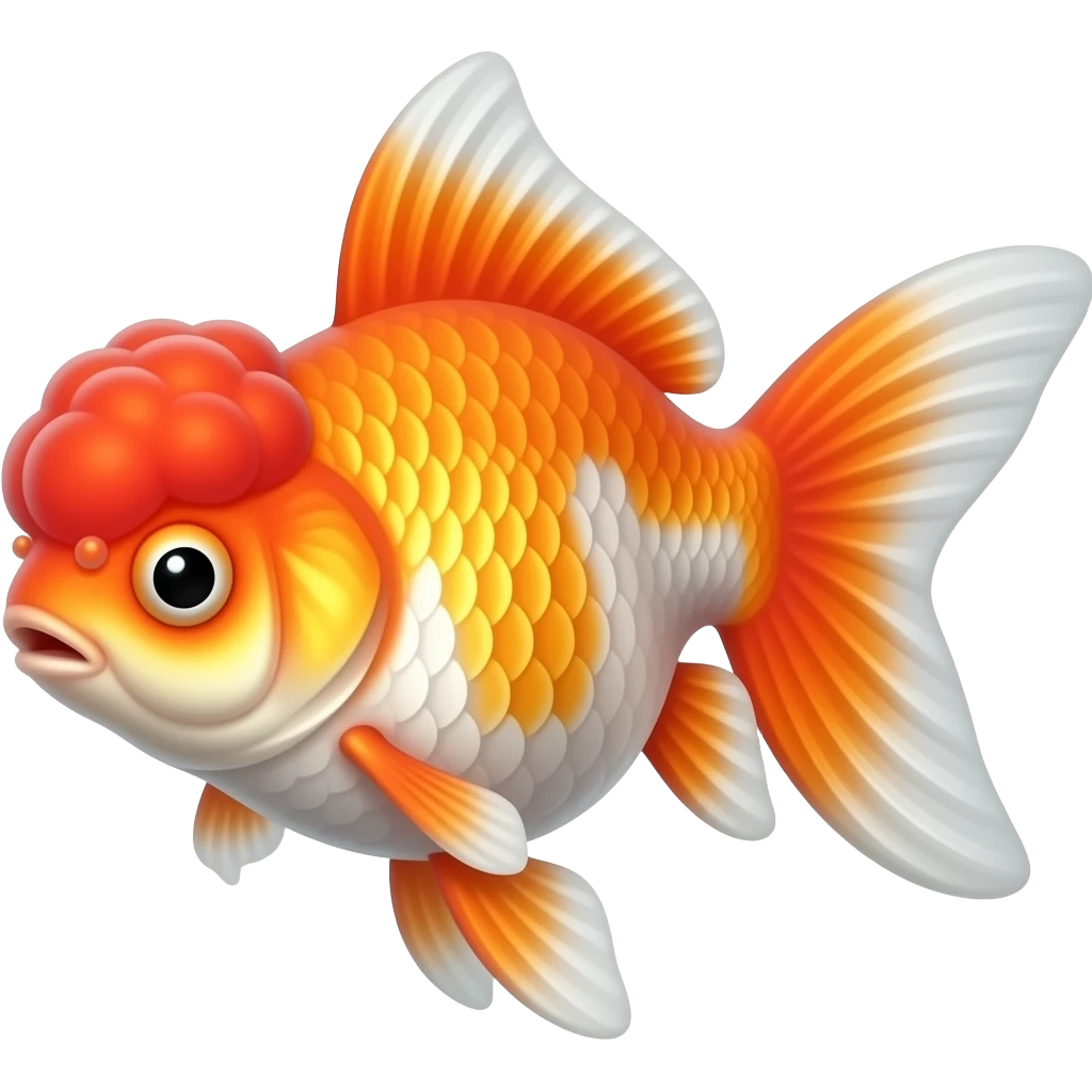 Veiltail goldfish emoji