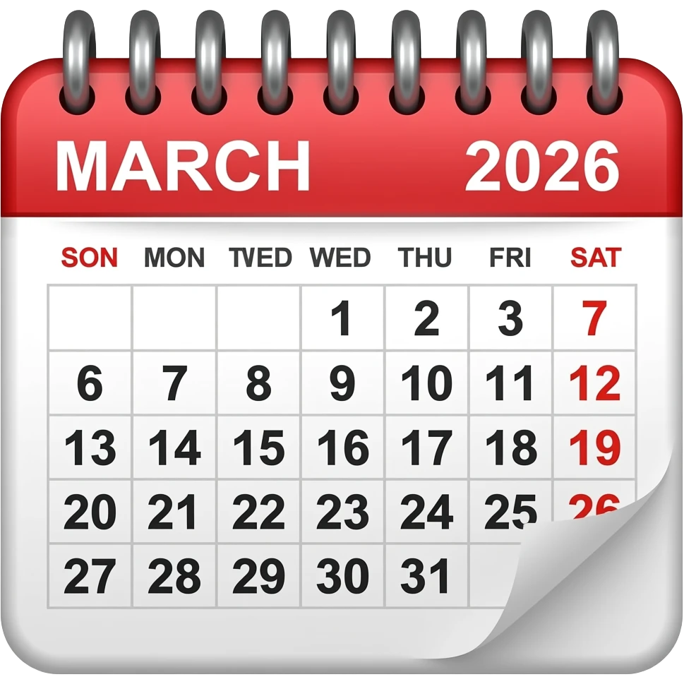 12:00-3.5.2026 Kalender emoji